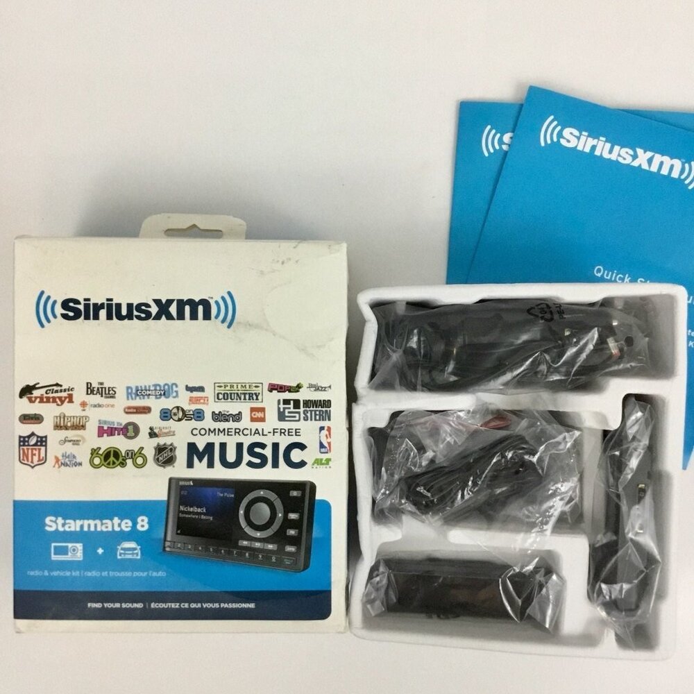 SiriusXM Starmate 8 Radio and Vehicle Kit Black ST8TK1C